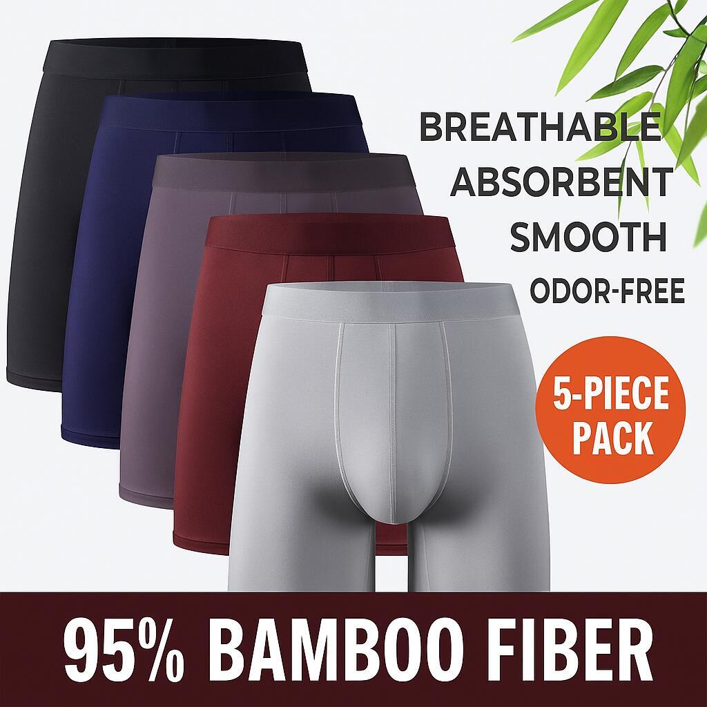 Didgeridoo Bamboo - 5개입 95% 대나무 섬유 5% 스판덱스