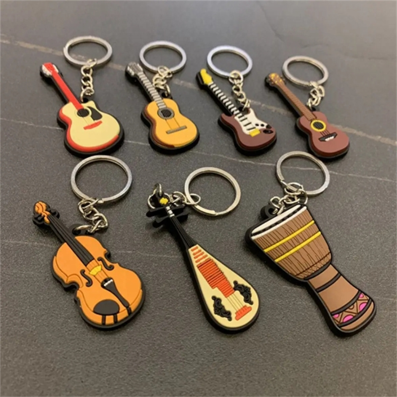 Musical Instrument Photo - 새로운 도착 기타 키 체인 남자