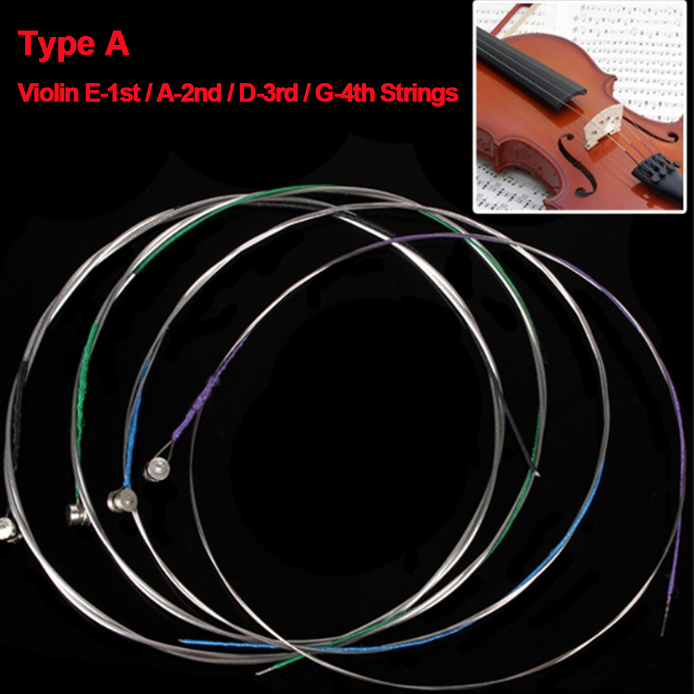 Musical Instrument Violin - 4 개/대 바이올린 현 E-A-D-G 스틸