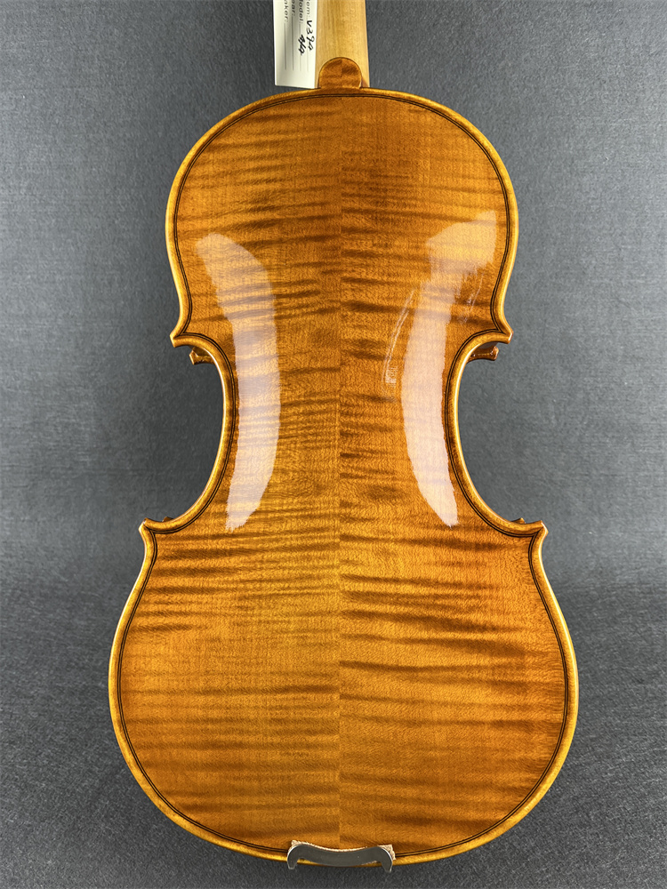 실제 사진: 불꽃무늬가 있는 유럽산 메이플 우드 수제  - Musical Instrument Photo 리뷰 및 가격
